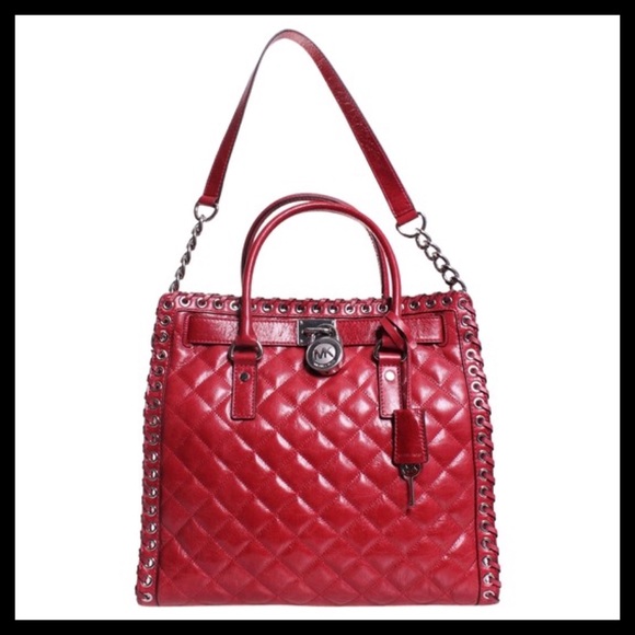 Michael Kors Hippie Grommet Hamilton Large Tote - Picture 2 of 6